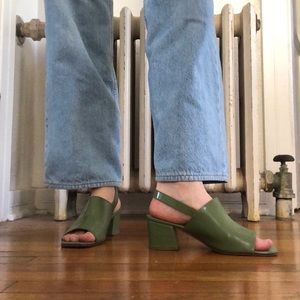 No. 6 Leah Sandal - Pistachio (size 7 women’s)